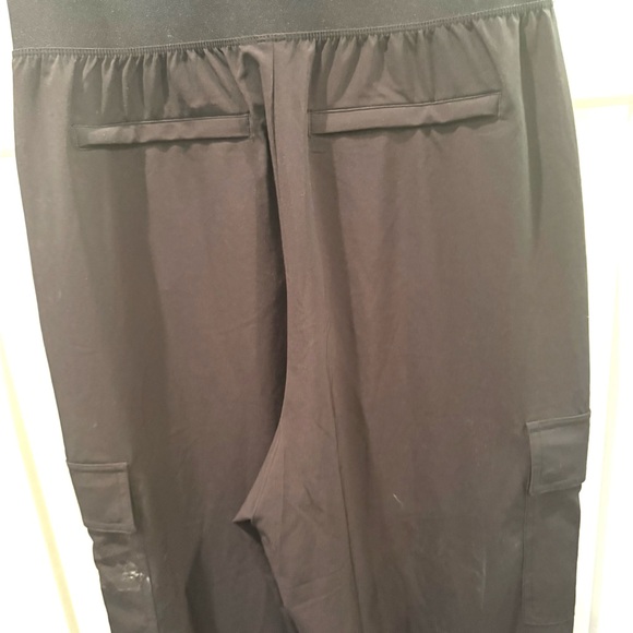 Athleta Black Brooklyn Zip-Up Stretch Performance Jumpsuit Size r - Picture 7 of 10